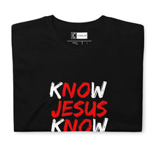 Load image into Gallery viewer, 'Know Jesus' Tee - Black