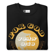 Load image into Gallery viewer, 'For God So Loved The World' Sweatshirt - Black