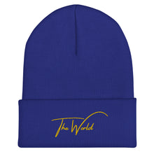 Load image into Gallery viewer, &#39;The World&#39; Embroidered Beanie

