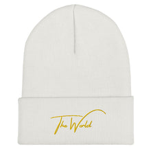 Load image into Gallery viewer, &#39;The World&#39; Embroidered Beanie
