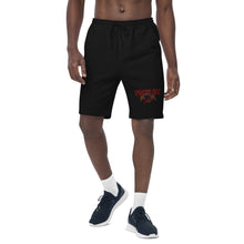 Cargar imagen en el visor de la galería, Men&#39;s Black Freedom fleece shorts
