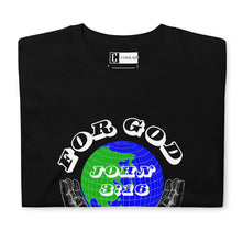 Load image into Gallery viewer, &#39;For God So Loved The World&#39; Tee - Black
